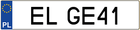 Truck License Plate